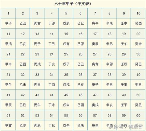 天干地支 屬性|《天干地支》對照表及運用方法